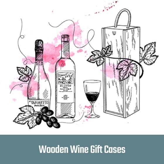 Wooden Wine Gift Cases