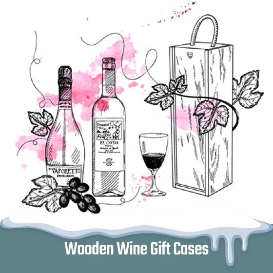 Wooden Wine Gift Cases
