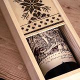 1 Bottle Hand Burned Pre-Made Wine Box