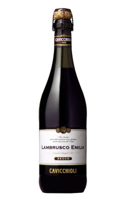 Cavicchioli Lambrusco Emilia Rosso Secco IGT Emiliana NV